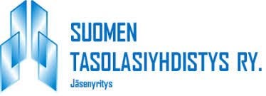 Suomen tasolasiyhdistyksen logo. Lasimyynti Tammela kuuluu tasolasiyhdistykseen.