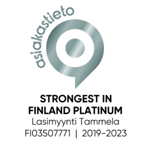 Lasimyynti Tammela has outstanding company rating in Finland